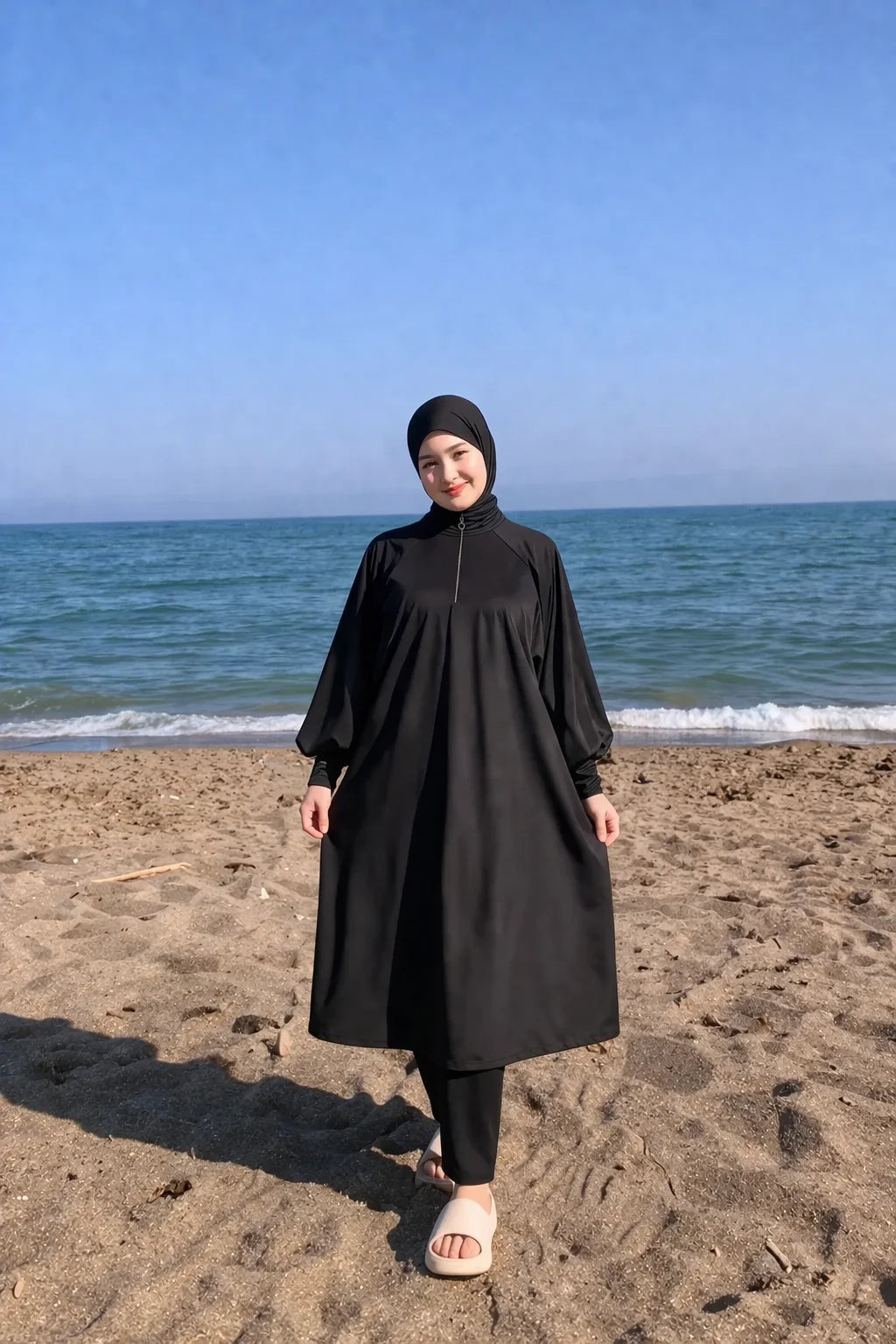original بوركيني من 3 قطع، خفيف، مريح، ومقاوم للماء