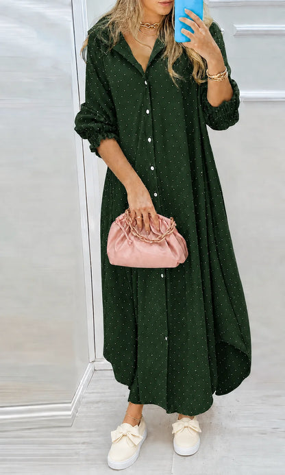 Robe chemise strass