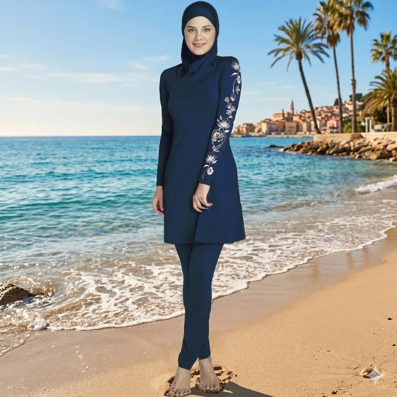 ✨ بوركيني عصري بتصميم أنيق  💙